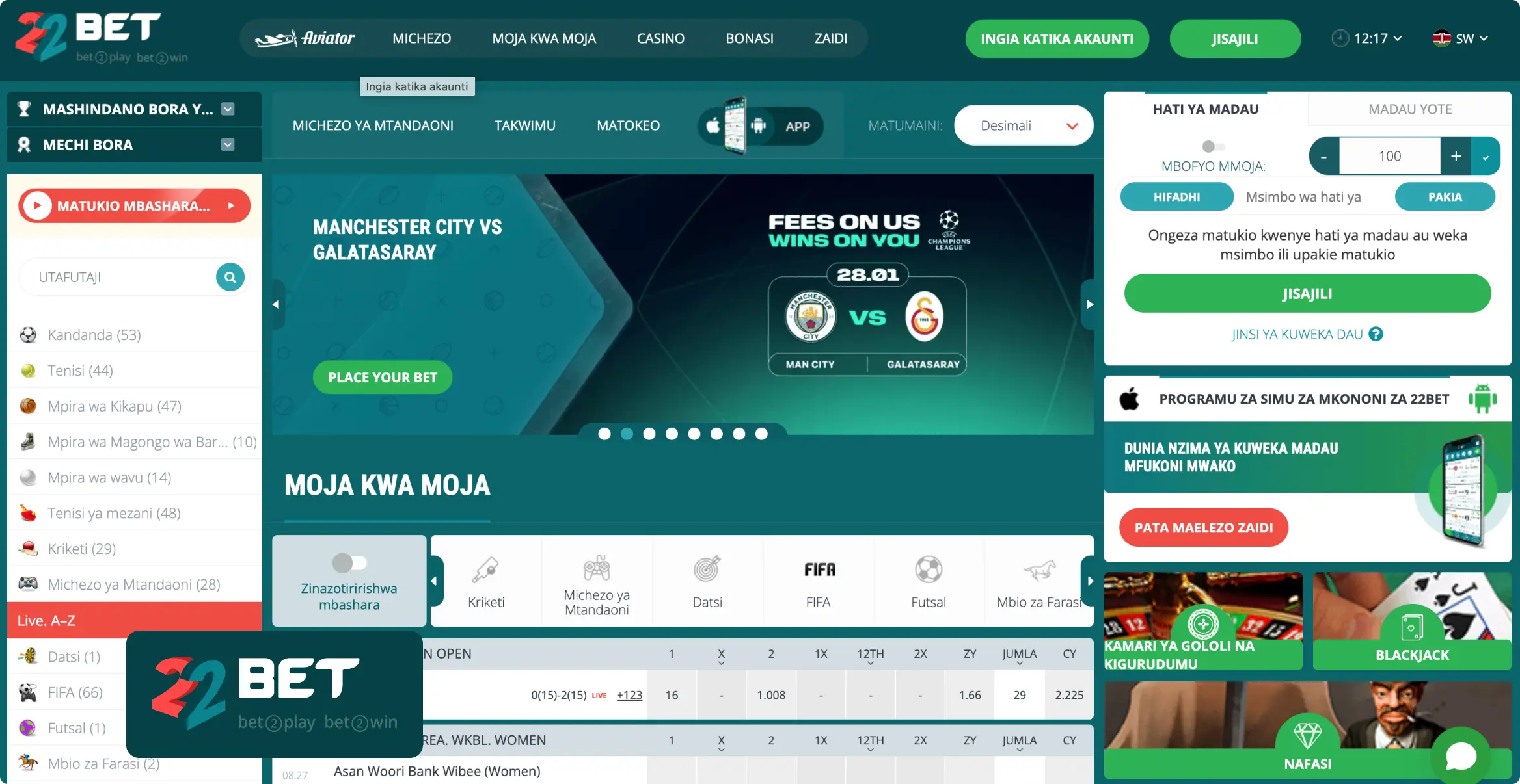 22Bet Sport